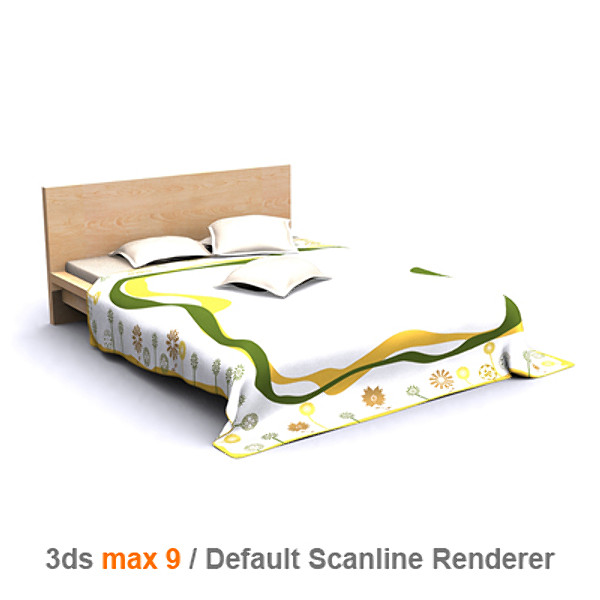 bed ikea malm furnitures 3d max - Malm 8 piece furniture set by lajhar